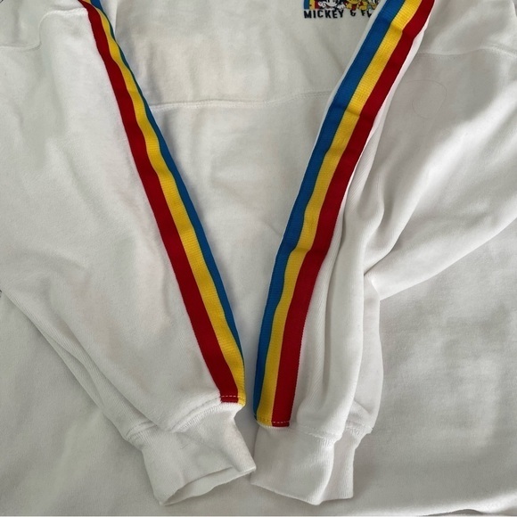 Mickey Mouse and Friends SMALL Velour Spirit Jersey for Adults White - Picture 6 of 12